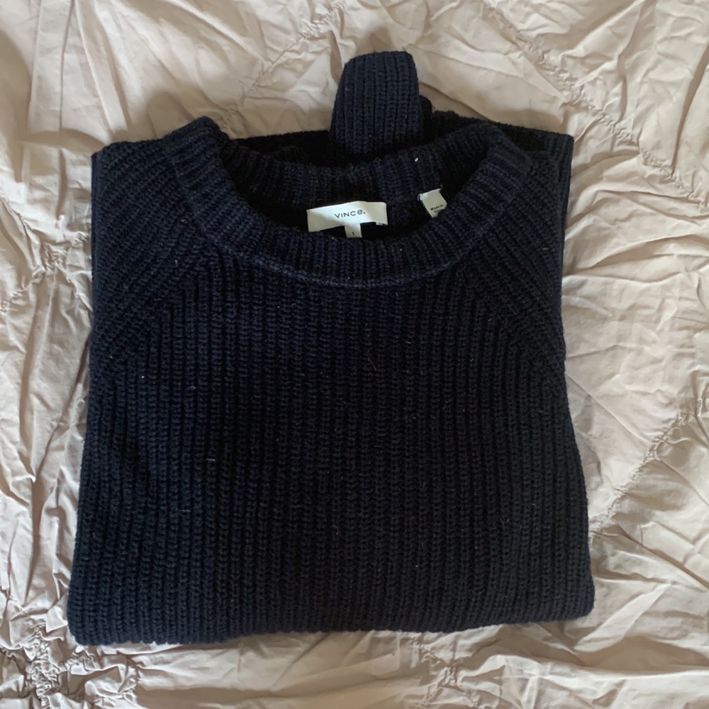 Navy blue Vince knit sweater